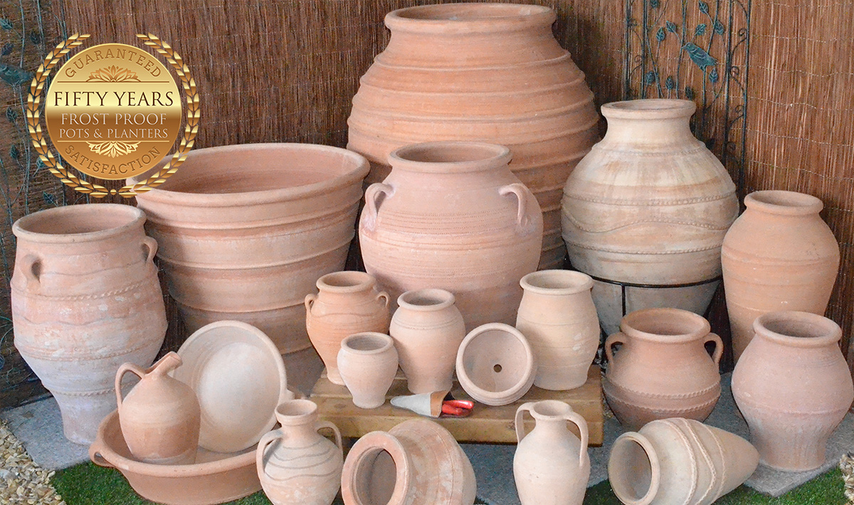 Authentic Cretan Terracotta Pots